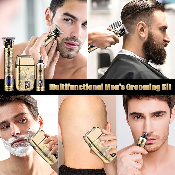 Saoilli Hair Clippers Set, Beard Trimmer Kit,Multi-Function Personal Care