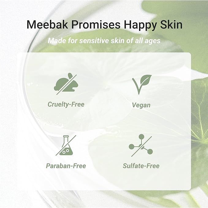 Meebak Cica & Vitamin C Serum | Brightening Serum for Dark Spots & Uneven Skin Tone | Korean Vitamin C Serum w/Centella Asiatica, Panthenol, Niacinamide | Korean Skin Care