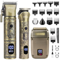 Ufree Hair Clippers for Men, Beard Trimmer, Foil Shaver 3-in-1 Grooming Kit
