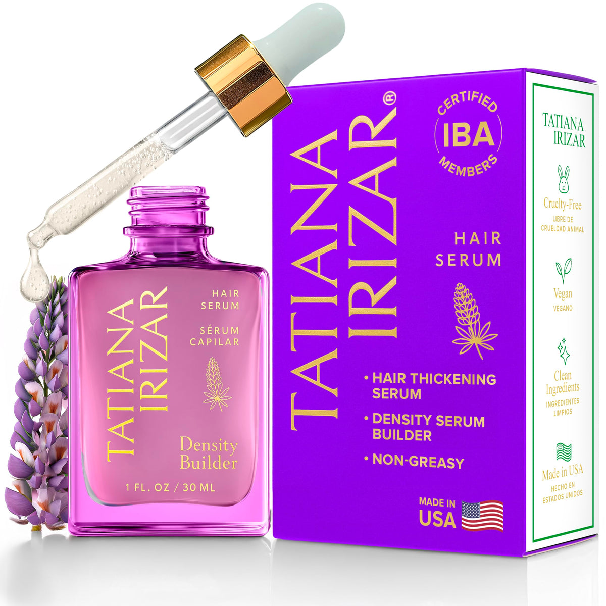 Hair Serum for Hair Growth Serum Women Made in USA - 2 Pack Scalp Serum for Hair Growth Non-Greasy Rosemary & Amla Hair Care Vegan 1 Oz Hair Loss Treatment for Women Regrowth Treatment