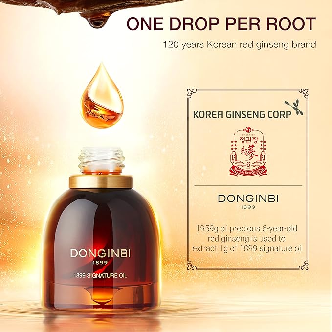 Donginbi 1899 Signature Oil | Korean Face Oil for Women (0.88 oz / 25ml)