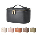Camdeez Cosmetic Bag,ROWNYEON Makeup Bag,Portable Makeup Train Case,Travel Toiletry Bag Case Organizer for Women,Black