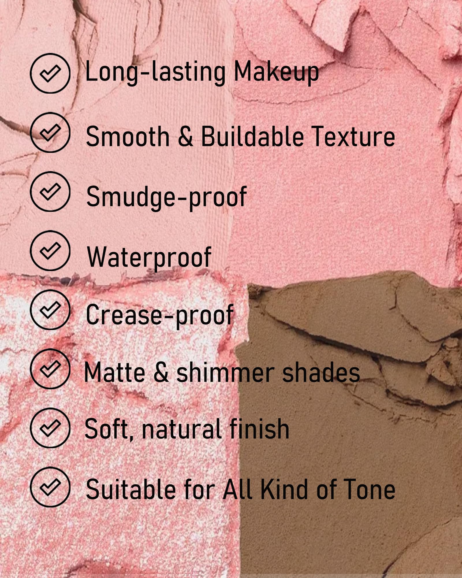 Single Matte Eyeshadow, Mauve Taupe Matte Eye Shadow Powder Palette Makeup, High Pigment Waterproof Nude Multiuse Pressed Eye Shadows Powder with Smooth Lightweight,Blendable for Daily Eye Look-05