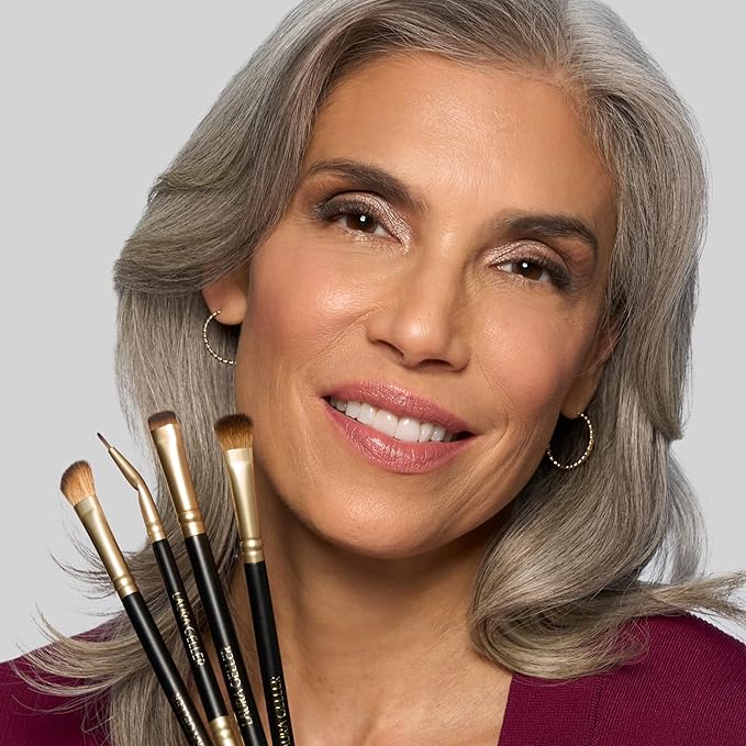 LAURA GELLER NEW YORK Cosmetic Professional Makeup Brushes - Cruelty-Free - 18 Shadow Skills Eyeshadow Brushes (4 Pack)