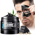 JVR Peel Off Face Mask, Charcoal Peel Off Black Mask, Facial Mask for Surface Cleansing For Men & Women, All Skin Types, 8.46 oz (240 g)