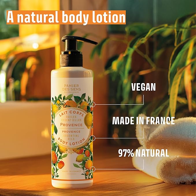 Panier des Sens Provence Citrus Body & Hand Lotion Pump, 8.45 fl oz