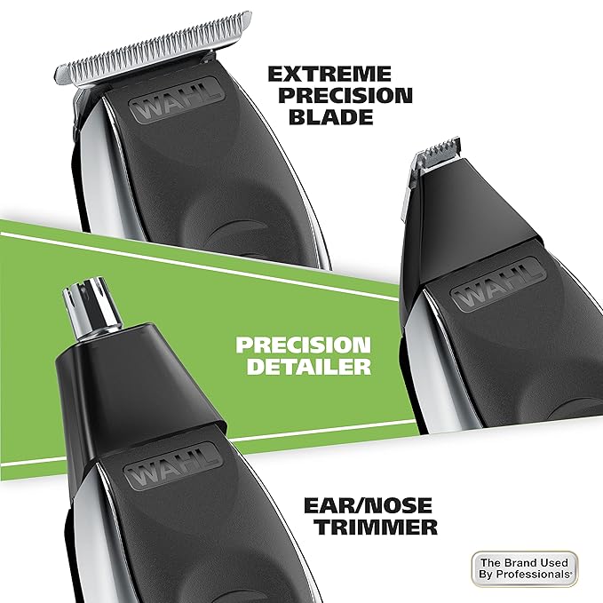 Wahl Aqua Blade Wet/Dry Rechargeable Lithium-Ion Beard Trimmer for Men