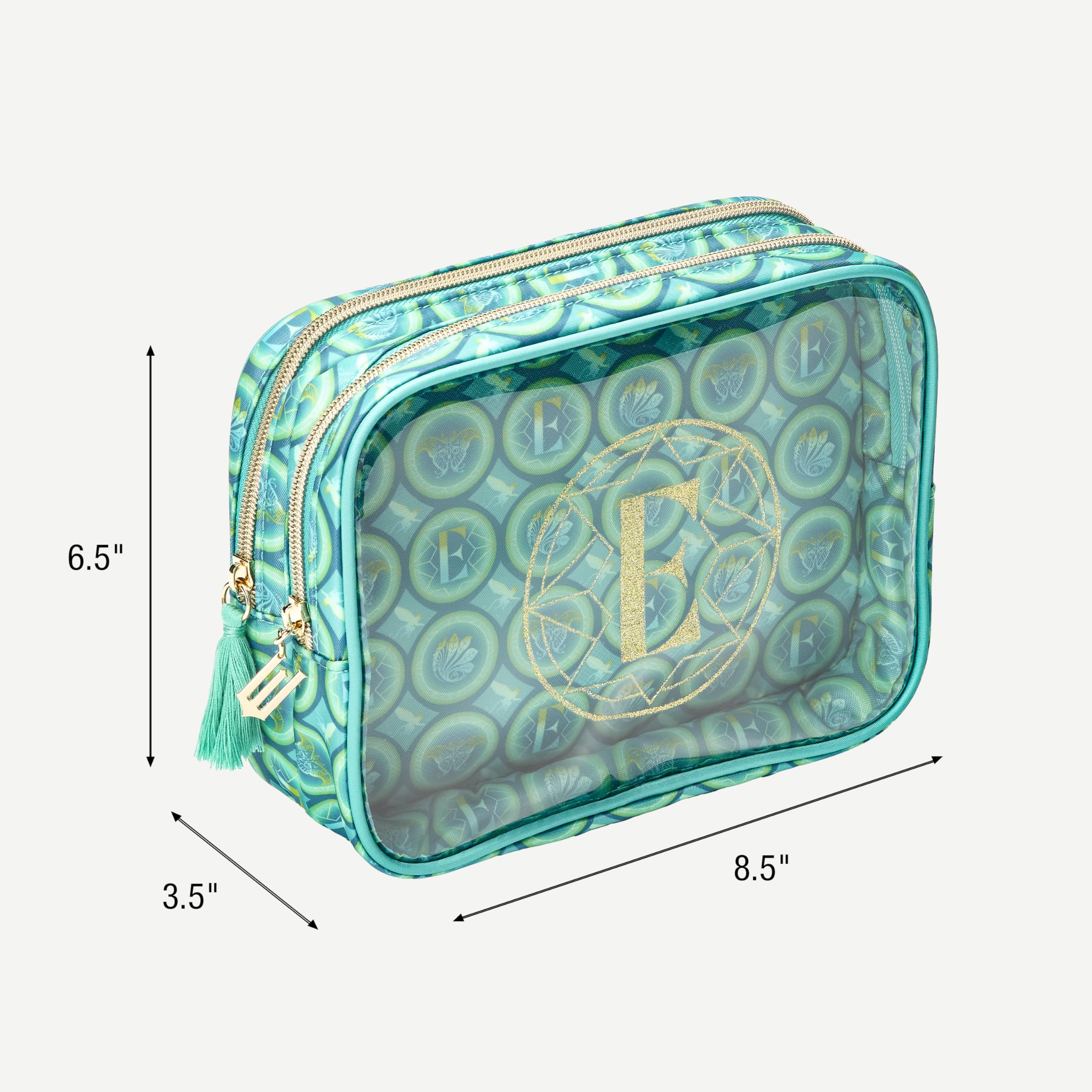 Wicked Elphaba Double Zip Organizer - Toiletry Bag - Makeup Bag - Travel Makeup Bag - Makeup Organizer - Gifts for her - Conair