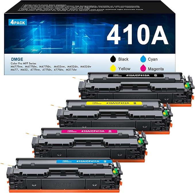 410A Toner Cartridge Compatible with HP 410A CF410A LaserJet Pro M477fnw