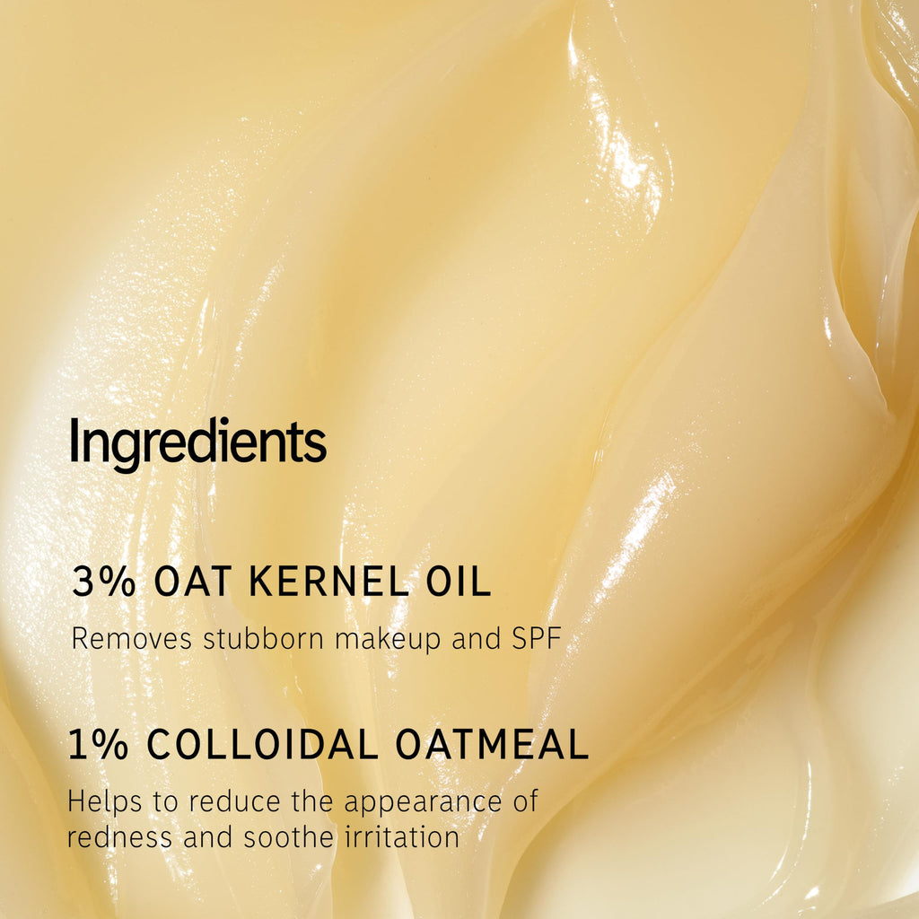 The INKEY List Oat Cleansing Balm 5 Fl Oz/150ml, Dissolves Makeup, Nourishing Skincare, Gentle Cleanser, Vegan Friendly, Suitable For All Skin Types