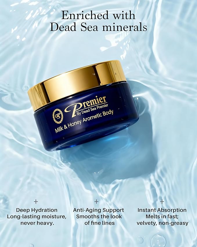 Premier Dead Sea Anti-Aging Body Cream - Milk & Honey 5.95 Fl Oz