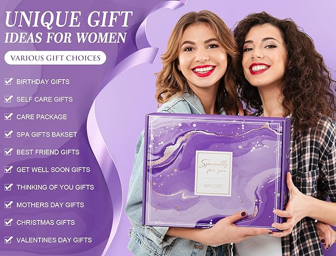 Birthday Gifts for Women Spa Baskets Self Care Package Get Well Soon Gifts