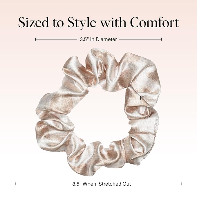 Kitsch Leopard Prints Satin Scrunchies for Women - 5pcs