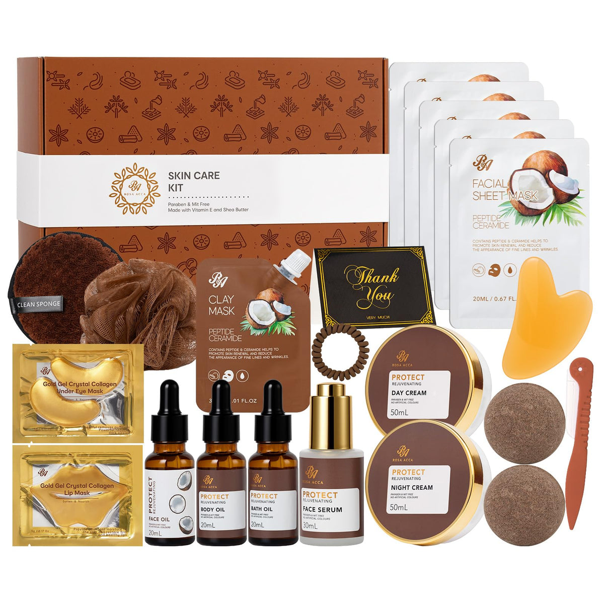 Gifts for Women & Men, 30Pcs Birthday Gift for Women, Face Skin Care Set