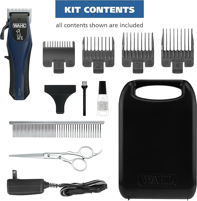Wahl Power Pro Lithium Ion Rechargeable Cordless Dog Grooming Clipper Kit