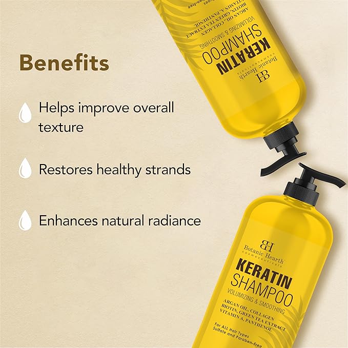 Botanic Hearth Keratin Shampoo - 16 Fl oz (Pack Of 1)
