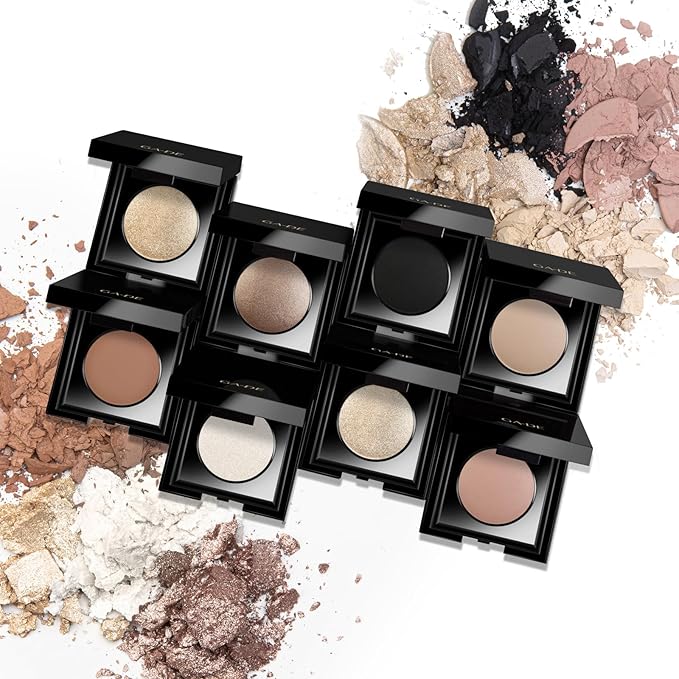 Velveteen Metallic Eyeshadow Mono, 235 - Pearl Infused, Shimmer Eye Makeup - Silky-Soft, Densely Pigmented, Seamless Blend - 0.105 oz