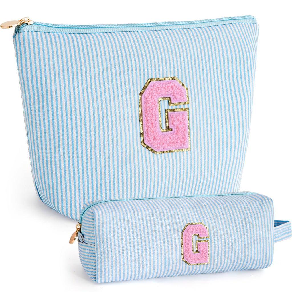 Btffitting Gifts for Teen Girls Women - Birthday Gifts for 10 11 12 13 14 15 16 17 18 Years Old Girl,Makeup Bag Cosmetic Bag,Teacher Gift Trendy Stuff Toiletry Bag - Blue,G