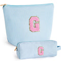 Btffitting Gifts for Teen Girls Women - Birthday Gifts for 10 11 12 13 14 15 16 17 18 Years Old Girl,Makeup Bag Cosmetic Bag,Teacher Gift Trendy Stuff Toiletry Bag - Blue,G
