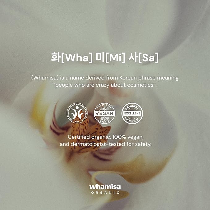 Whamisa Organic Pear Blossom Essence Toner, Fermented Ingredient Formula for Radiant Skin, Facial Toner, Revitalizing, Hydrating, Moisturizing, Korean Skin Care (160ml)