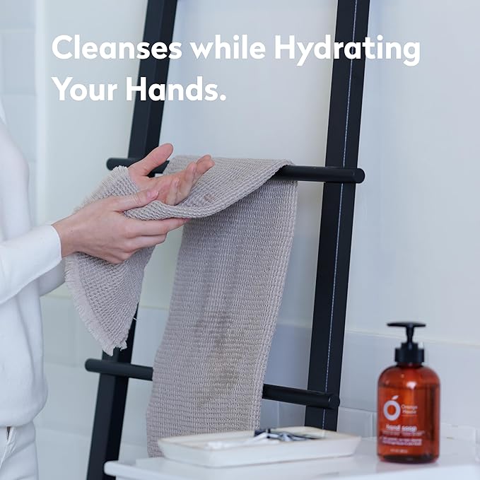 ORANGE HOUSE Natural Liquid Hand Soap, Cold-Pressed Orange Oil, 12 Fl Oz