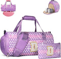 Vogewood Birthday Gifts for 8 Year Old Girl-Kids Glitter Travel Duffle Bag