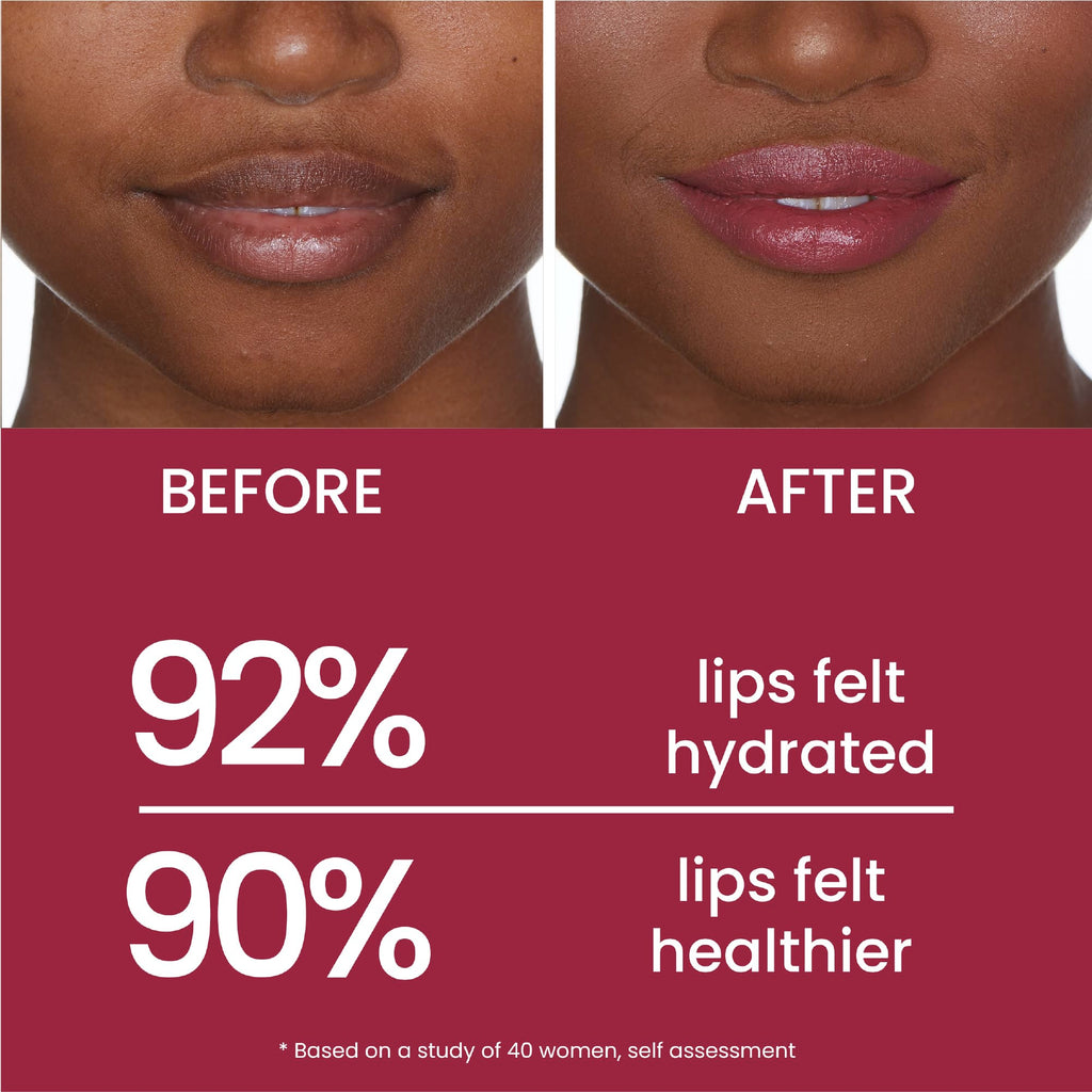 True + Luscious Super Moisture Lipstick | Satin Sheer Lasting Hydrating Lip Color for Dry Lips & All Skin Tones | Lightweight Feel with Hyaluronic Acid & Konjac Root | Vegan | Creamy Rose