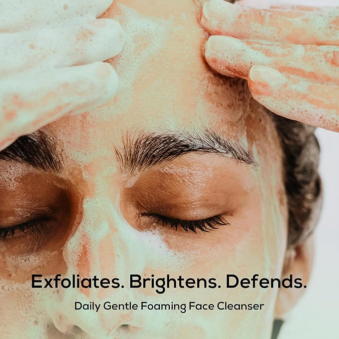 MARLOWE. Gentle Foaming Facial Cleanser, Exfoliating Men's Face Wash, 4.5oz