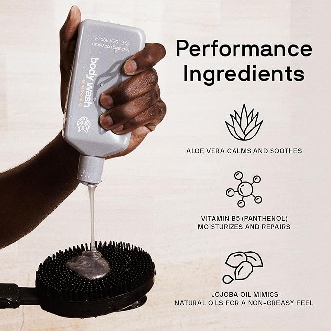 Black Wolf Moisturizing Body Wash & Charcoal Face Wash Skin Care Set