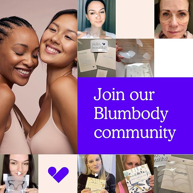 BLUMBODY Chest Wrinkle Pads – Anti-Wrinkle Silicone Patches Skin Firming, Smoothing – Reusable Overnight Chest Pad – Anti-Aging Crepe Erase Pads – Neck, Décolleté (1.5-Month Supply)