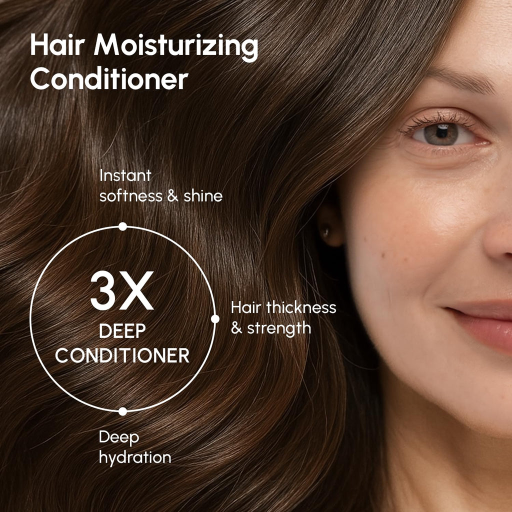 MAREE Hair Conditioner for Women & Men – Deep Conditioning Hydrating Moisturizing Color Safe Conditioner – Hair Moisturizer for Curly Dry Damaged Color Treated – Acondicionador Para Cabello