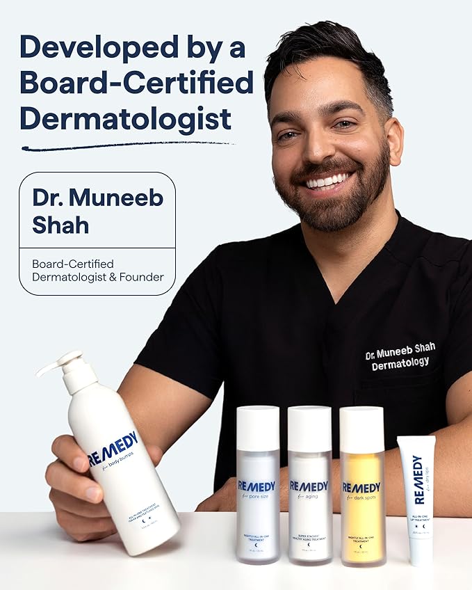 Remedy Gel-to-Foam Cleanser | Gentle Exfoliating Face Wash | Salicylic Acid, Ceramides and Green Tea | Fragrance Free | Eczema Seal Certified | Acne Prone Skin | By Dermatologist Dr Shah | 5 fl. Oz