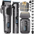 VGRPRO Hair Clippers for Men, Beard Trimmer, Foil Shaver 3-in-1 Clipper Set