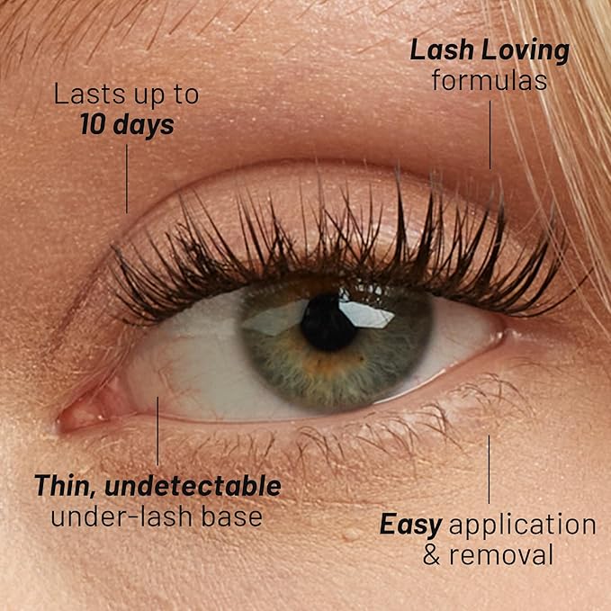 Lilac St - Originals Natural Faux Eyelash Clusters (10-12-14mm, 3 Pack) - Natural Look -DIY Lash Extension Wisps - Lightweight & Lifelike -Lasts 10 Days -Cruelty Free, Vegan, Women Founded -30 Lashes