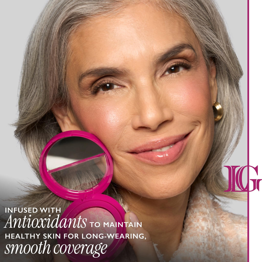 LAURA GELLER NEW YORK Limited Edition Baked Blush-n-Brighten Marbleized Blush - Skyline Sunset - Pink Color for Cheeks