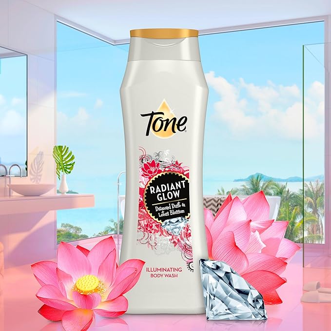 Tone Body Wash, Radiant Glow, 16 Fl Oz, 6-Pack