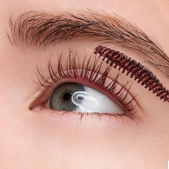 COSNORI Perfect Setting Waterproof Mascara Long&Curl 06 Urban Red – Natural Defined Lashes with Long-Lasting Curl Hold, Burgundy Maroon Mascara, Smudge-Proof & Clump-Free, 0.23fl oz