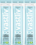 Vastliv Premium Cotton Rounds for Face, Makeup Remover Pads, 600 Count