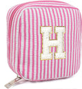 LETGO Easter Basket Gifts for Kids Teen Girls Women | Initial Makeup Bag | Cosmetic Bag Travel Bags | 11 12 13 14 15 16 Years Old Girl Gift Teacher Gift Teen Girl Gifts Trendy Stuff
