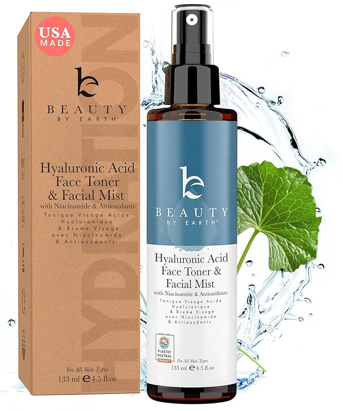 Hyaluronic Acid Toner for Face - USA Made with Natural, Organic Ingredients