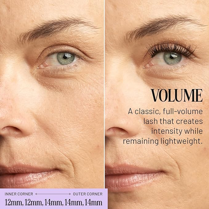 Lilac St Volume Lash Clusters for DIY Lash Extensions, Volume, 14mm