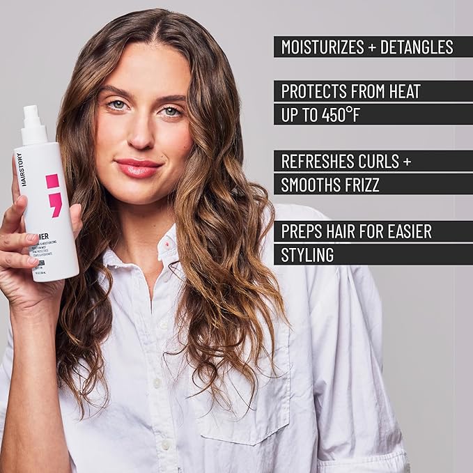 Hairstory Primer Smoothing and Detangling Spray for All Hair Types 8 oz