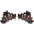 Camila Paris NV118/2 French Hair Clip for Women, Set of 2 Tortoise Shell Small Girls Hair Claw Clips Jaw Fashion Durable Styling Hair Accessories for Women, Strong Hold No Slip Grip, Made in France