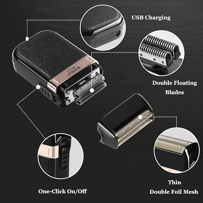 KEMEI Professional Hair Clippers Hair Trimmer Eletric Shaver Set for Men