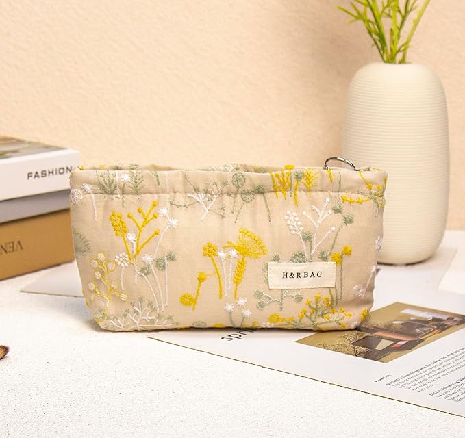 getgto 2 Pcs Makeup Bags, Large Cosmetic Bag Travel Toiletry Bag