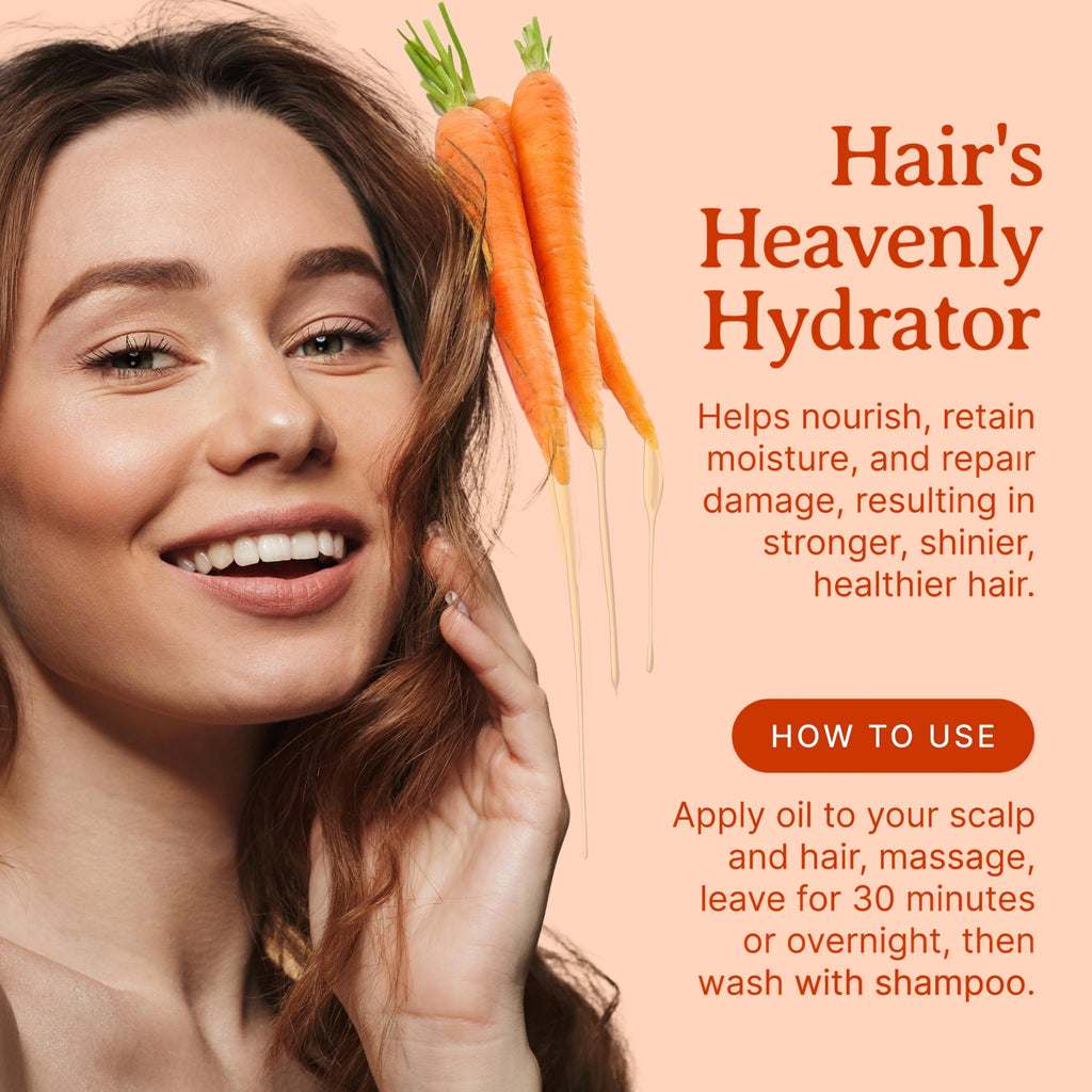 Bella Terra Oils - Organic Carrot Seed Oil 4 oz - Dive into Carotene's Natural Power, High in Essential Fatty Acids, Experience Luxurious Skin Nourishment