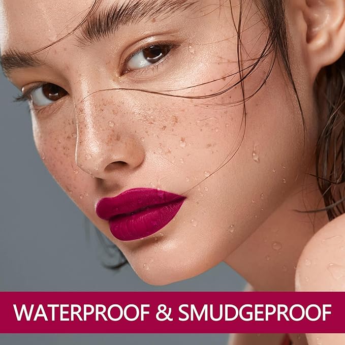 MAKI YIKA Rose Pink Lipstick Matte for Women Color Stay Long Lasting Lipsticks
