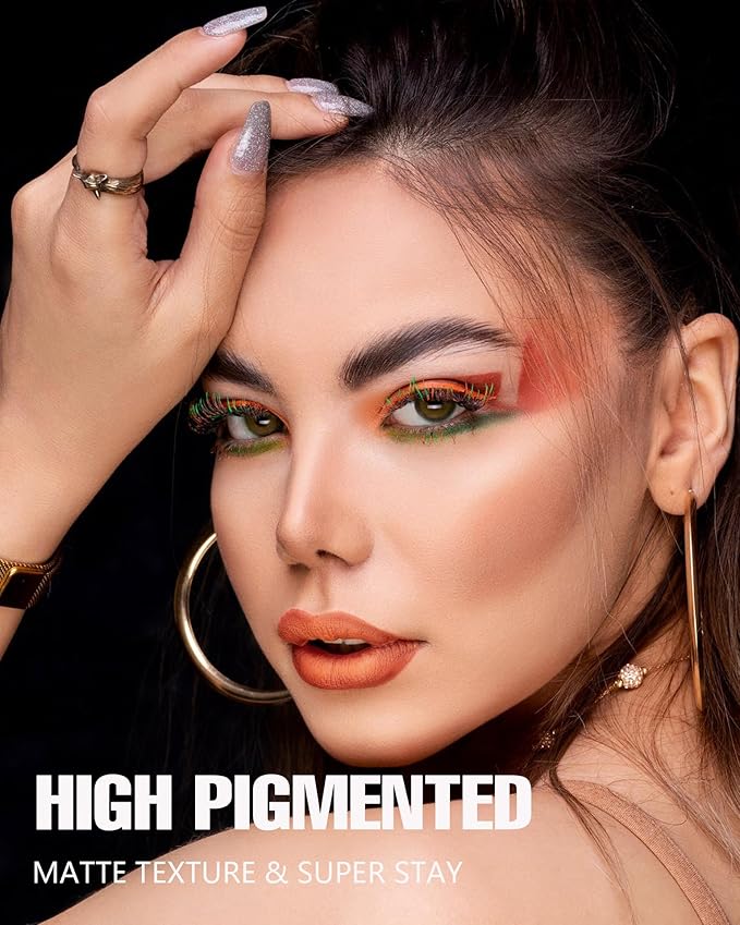 MAKI YIKA Orange Lipstick for Women Color Stay Long Lasting Lipsticks Coral Matte Liquid Lipstick Lip Color for Mother's Day,Coral Nude