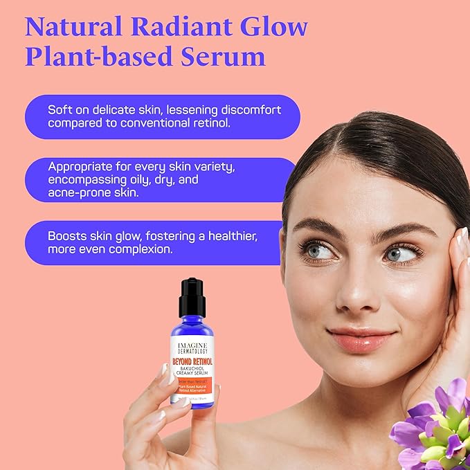 2% Bakuchiol Creamy Serum - Beyond Retinol Moisturizer 2floz/ 59.4 ml