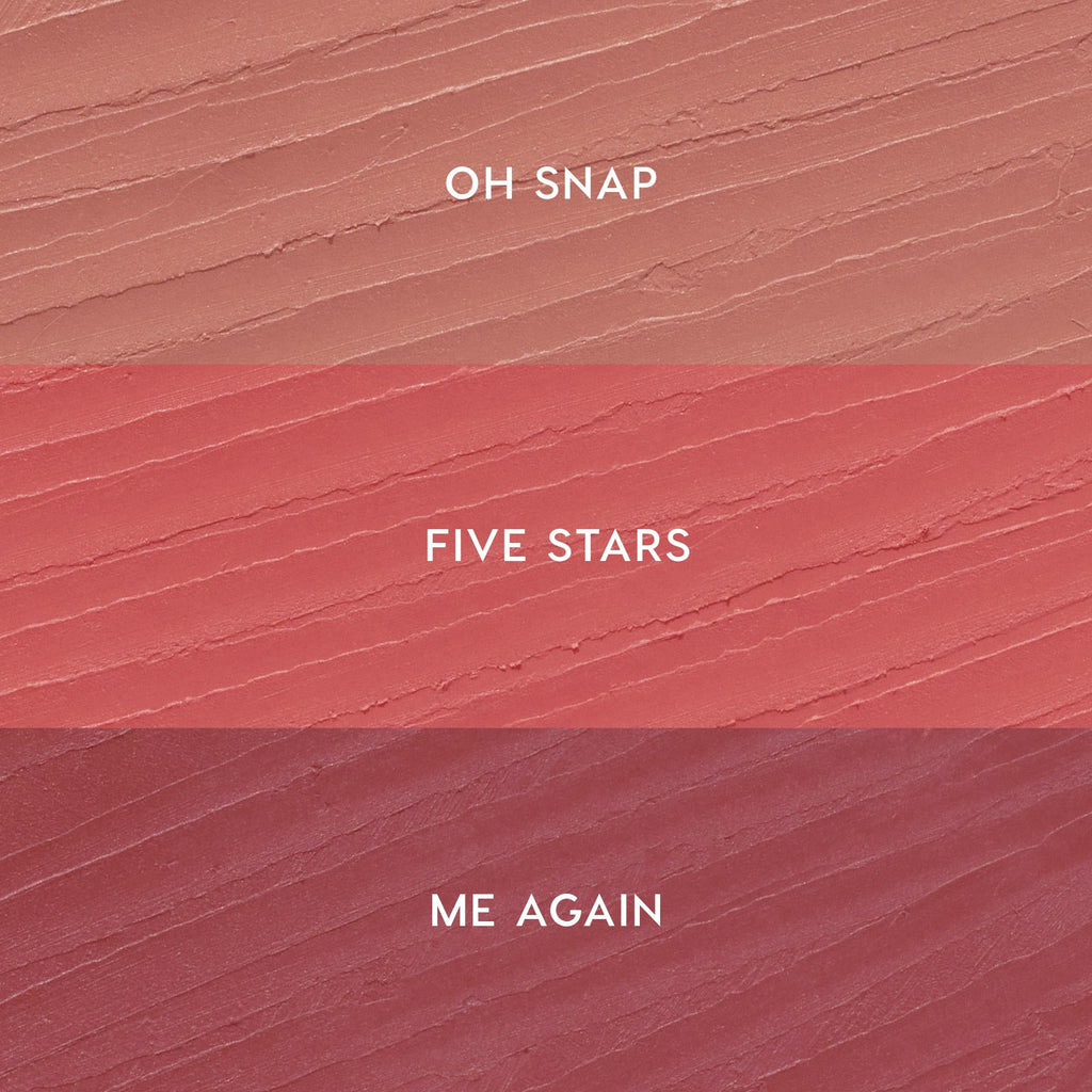 ColourPop Pinky Promise Lippie Lip Pencil Kit - High-Pigment, Long-Lasting & Sharpenable Lip Liner with High-Impact Color - Includes Shades Oh Snap, Five Stars & Me Again (3 Count)